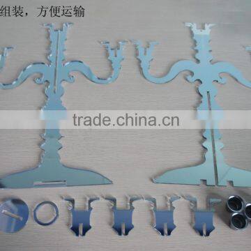 Manufacturing Customized Mirrored Acrylic Candelabra for Christmas Day photo-4