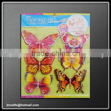 3D Butterfly Sticker