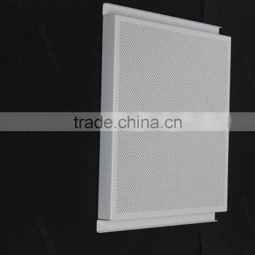 Round Straight Perforations Suspended Metal Ceiling Aluminum K Shaped Expansive Ceiling photo-6
