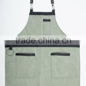 Custom high quality canvas leather work apron