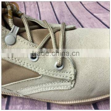 2016 New Fashion Cheap Price Khaki Combat Military Desert Boots photo-3