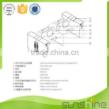 Office Furniture Plastic Partition Modern Office Furniture Workstation photo-6