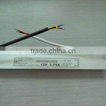 constant voltage 12v/24v led transformer 45w