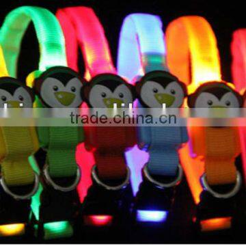 Penuin led pet light collar