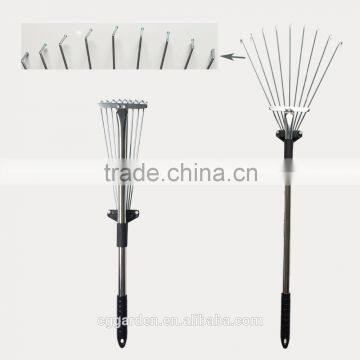 Adjustable Rake Handles 9 Tines Rake Japanese Style