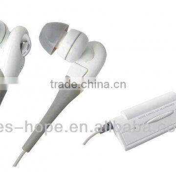 YES-HOPE unique design 2 pin popular airline earbuds with noise cancelling function