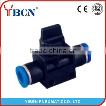 HVFF plastic pneumatic tube fitting push in fitting male connector