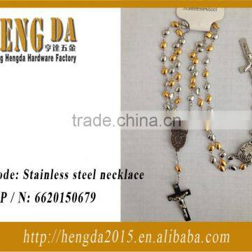 2015 HOT Fashion design jesus rosary necklace pray