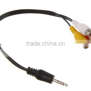 Audio Cable 3RCA to 3.5 stereo plug