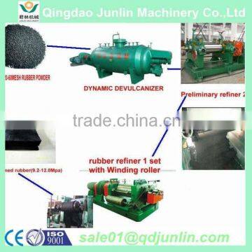 recycling rubber for conveyor belts