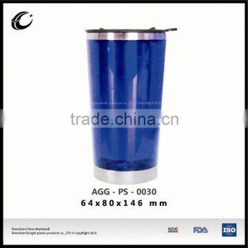 OEM logo adversting cup tableware plastic cup water drinking cup 400ml plastic cup with lid plastic disposable cups