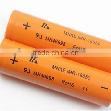 30A Discharge MNKE 18650 battery IMR MNKE18650 /1500mAh 3.7V high drain LiMn MNKE battery AW 18650 battery