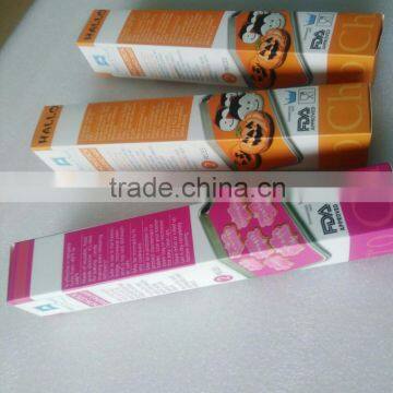 colofull toothpaste package box/ paper box