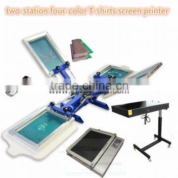 TM-R4k 2-station 4 Color Octopus Screen Printing Press