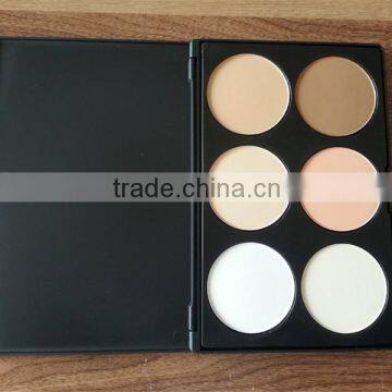 High Quality 6 Color Powder Compact Pressed Powder Best Pressed Powder photo-4
