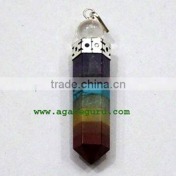 Chakra Bonded With Crystal Ball Pendant : Wholesale Gemstone