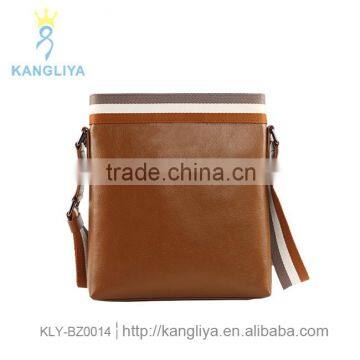 Custom-made leather bag handbag imperial contrast color man bag vertical style leather bags