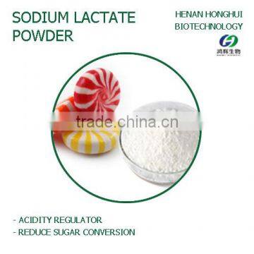 acidity regulator for confectionery l-sodium lactate powder E327 reduce sugar inverting