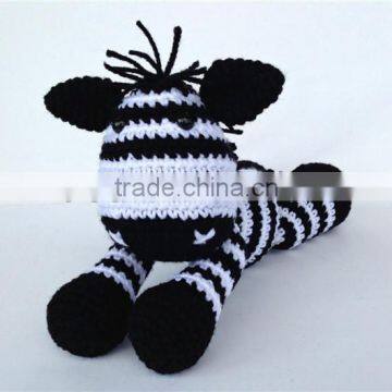 Crochet Stuffed Zebra Amigurumi Toy photo-2
