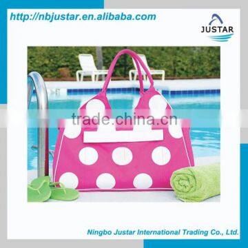 Women Gender Summer Fashion Clear Sturdy Beach Bag, Beach Tote Bag with Rope Handle