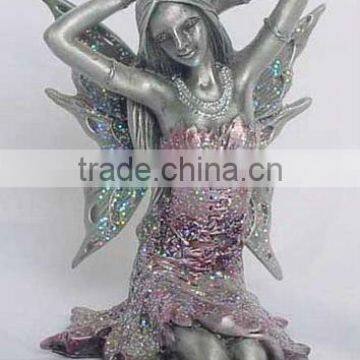 2012 metal lovely fairy sculpture 0243