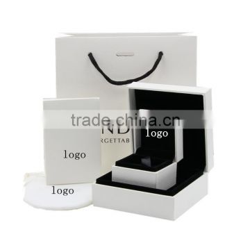 Hot white plain cardboard gift packaging box, rigid packing box, paper box