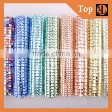 Bling Bling Hot Fix crystal rhinestone mesh For shoe decoration