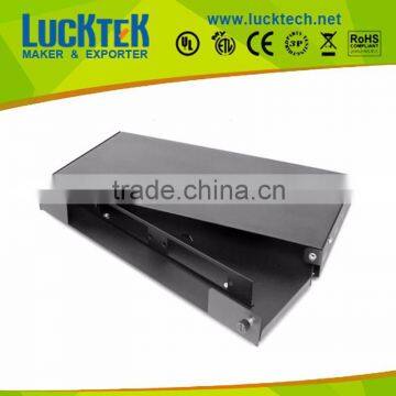 1U Swing-Out Fiber Patch Panel, Up to 24 Ports