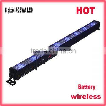 WLED 1-17 HOT 240 Pcs 10mm Rgbwa Leds Wireless Wall Wash Bar Dmx dj Party Light Wash photo-4