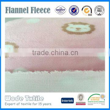 100% Polyester Animal Printed Flannel Fabric Pokemon Soft Toy