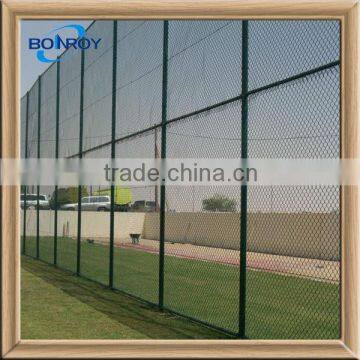 durable galvanized sport court chain link fencing extensions