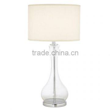 11.1-26 a Distinctive Appearance Glass Body a Contemporary Decor Vineyard Table Lamp With Drum Shade photo-2