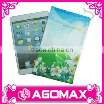 For Low cost photo printed reusable iPad Mini microfiber bag