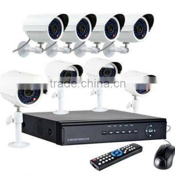 8CH Channel CCTV Surveillance Security D1 DVR IR Cameras Night Vision System Kit