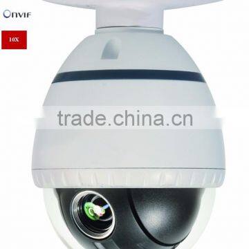 10x zoom lens IP PTZ camera high resolution