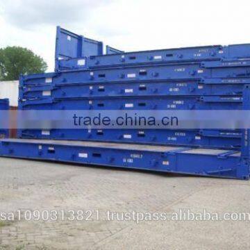 20 Feet Used New Flat Rack Shipping Containers for Sale in Dammam Saudi Arabia photo-2