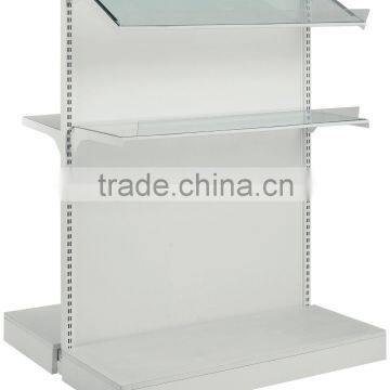 Double Sided Display Shelf With Slatwall Back Panel photo-4