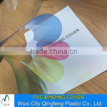 Colorful PVC Sheets High Quality Rigid PVC Book Binding Cover Transparent PVC Pouches