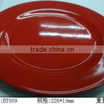 Melamine two color plastic plate for sale