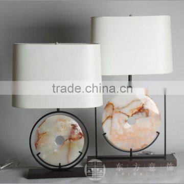 New design jade base table lamp bedroom table lamp hotel table lamp                        
                                                Quality Choice