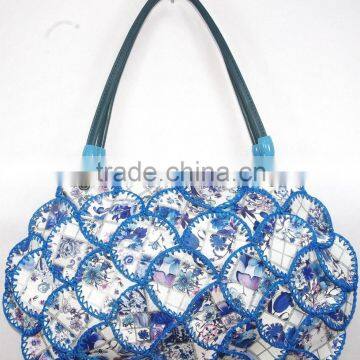 2016 fashion custom wholesale lady hand bag trendy color popular style handmade