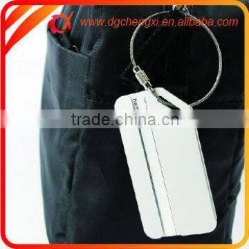 2015 Promotional Gift Custom Aluminum Metal Luggage bag Tag hift