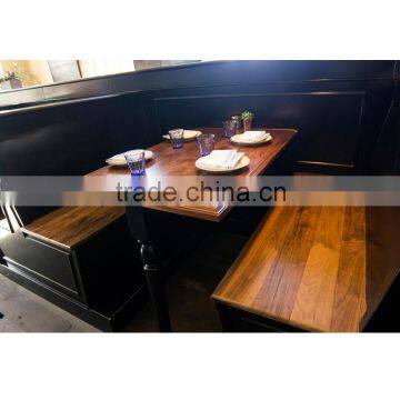 2 Person Seating Booth Table and Chair for Coffee Shop YR7026 photo-3