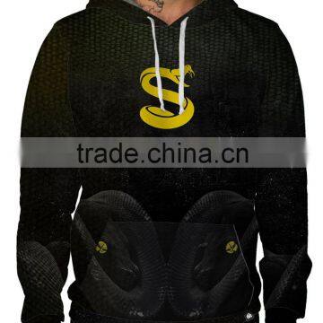 Customized High Quality Sublimation Snake Design Blank Hoodies/ Hoodies With Fully Customization/ 3d Hoods And Sweatshirts