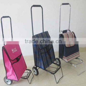 Folding Luggage Cart - sturdy, good strong wheels.