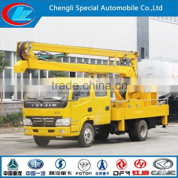 10m 12m 16m high work operation truck IVECO high up IVECO 4X2 IVECO telescopic work aerial platform for Dubai Algeria