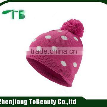 girl's winter fancy beanie hat