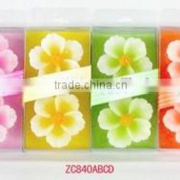 hot sell decoration flower shape candle festival gift