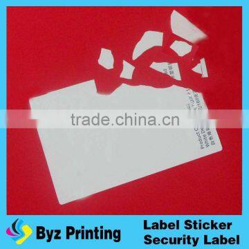 hot sale Scratch Off Destructible LabelsScratch Off Destructible Labels/aTamper Evident Scratch Off Stickers in Lidun brand