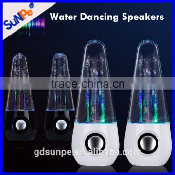 Bluetooth Portable Stereo Dancing Water Show Speakers With LED Colorful Light